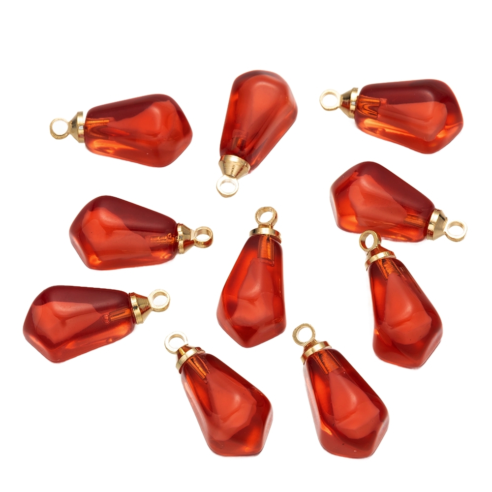 Resin Art Jewellery Kit - 10Pcs Resin Pomegranate Seed Food Charms