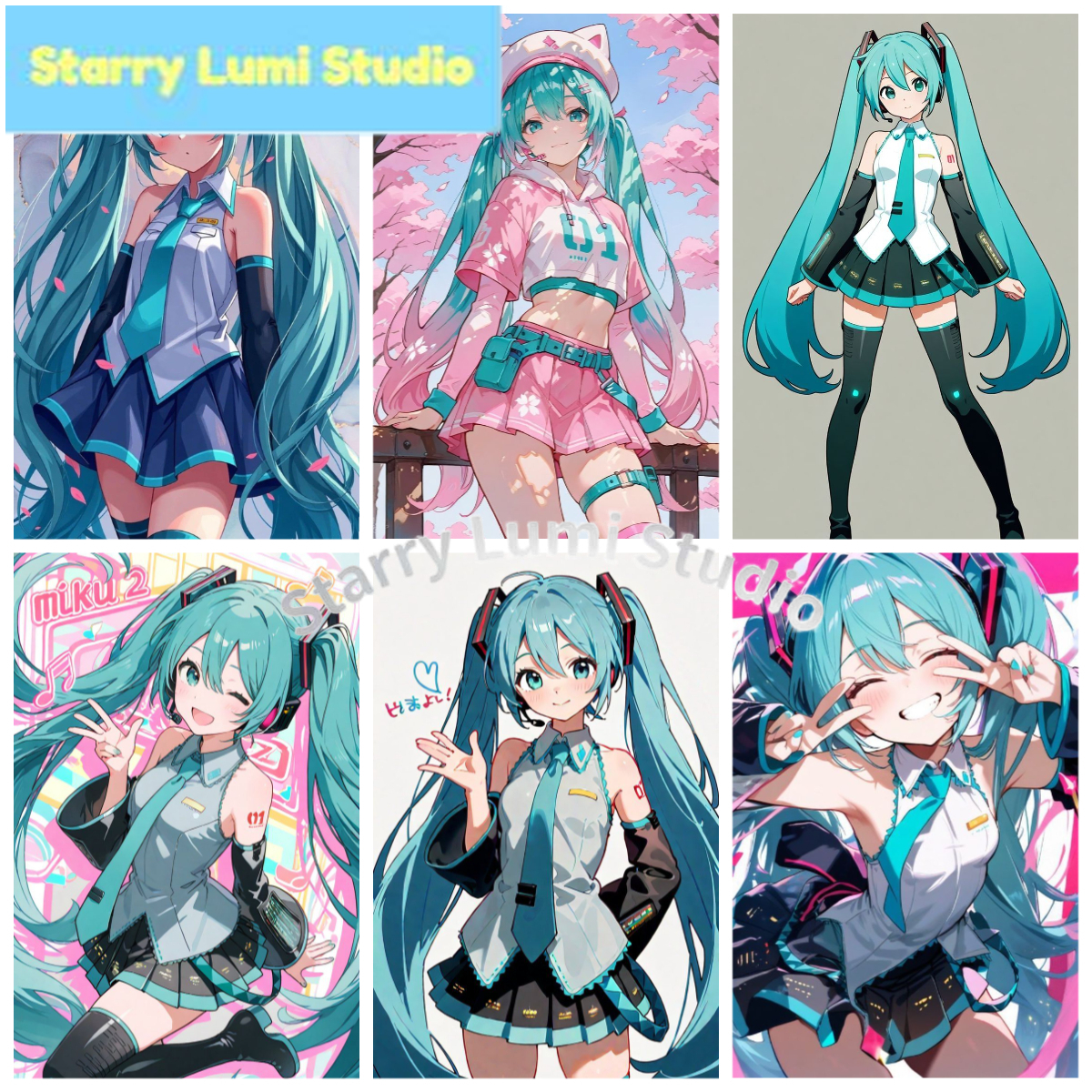 Resin Art Wall Decor - Hatsune Miku Anime Diamond Painting 5D