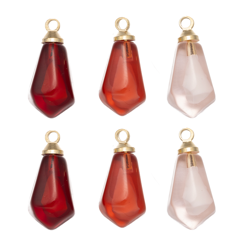 Resin Art Jewellery Kit - 10pcs/Lot Fruit Pomegranate Seed Pendant For