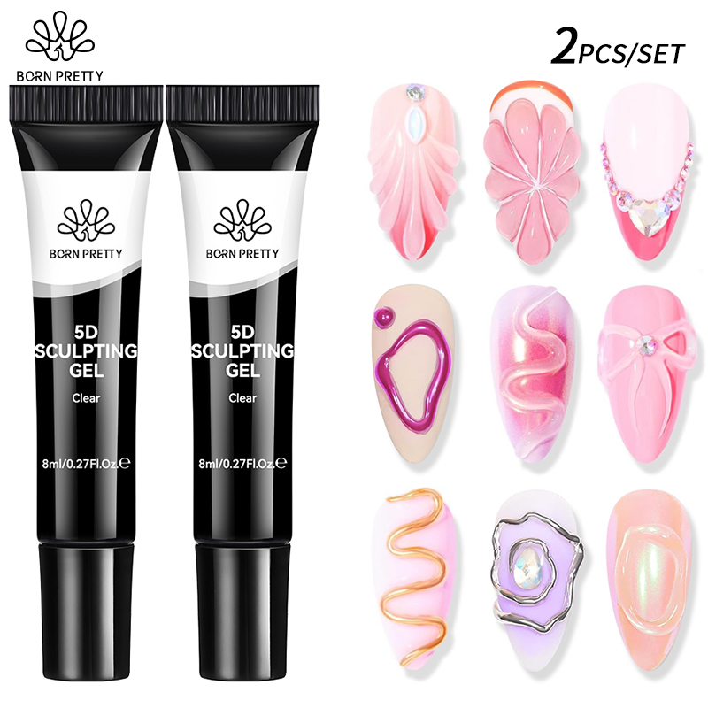 Resin Art Use - BORN PRETTY 2PCS 5D Sculpting gel