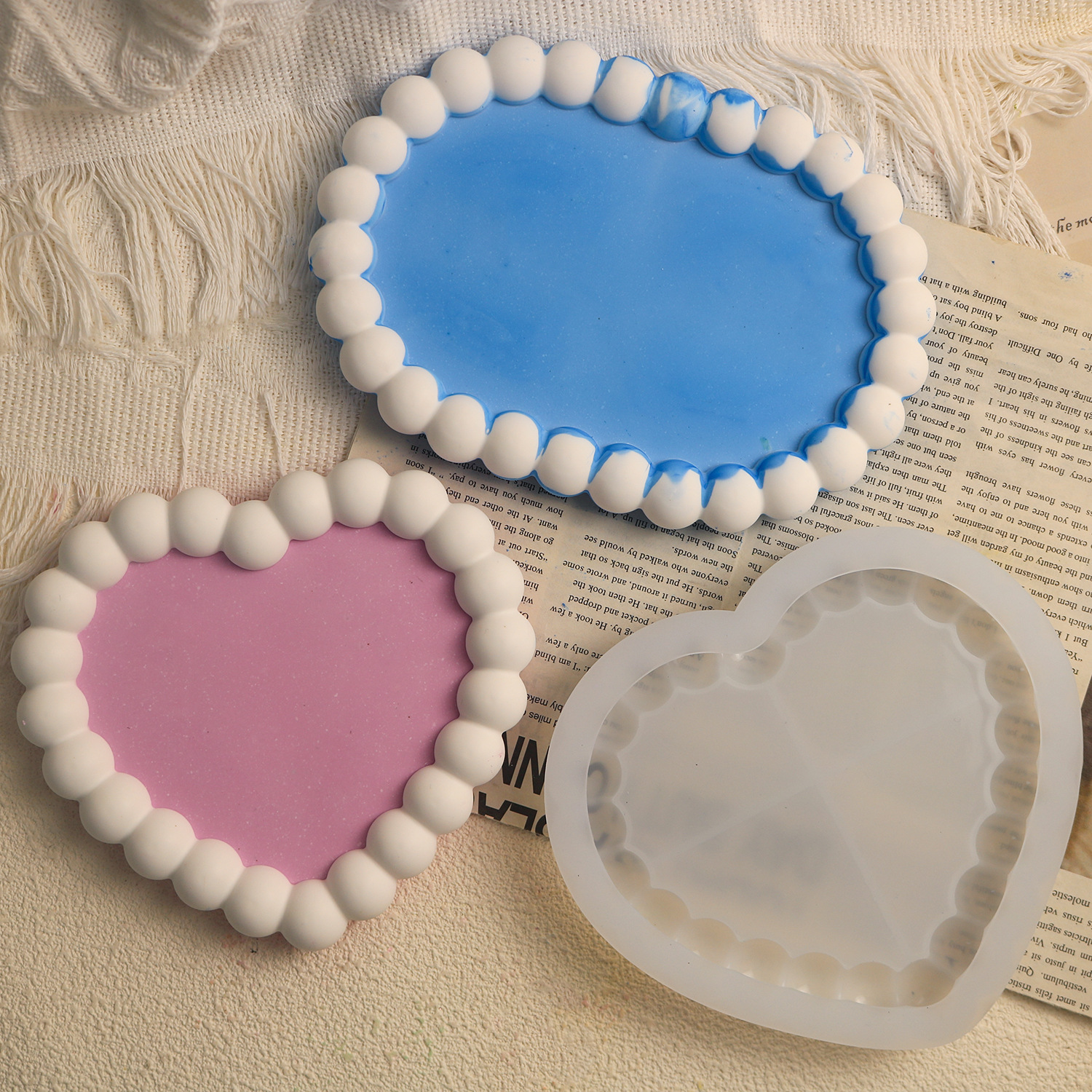 Resin Art Table - Bubble Storage Tray Silicone Mold DIY