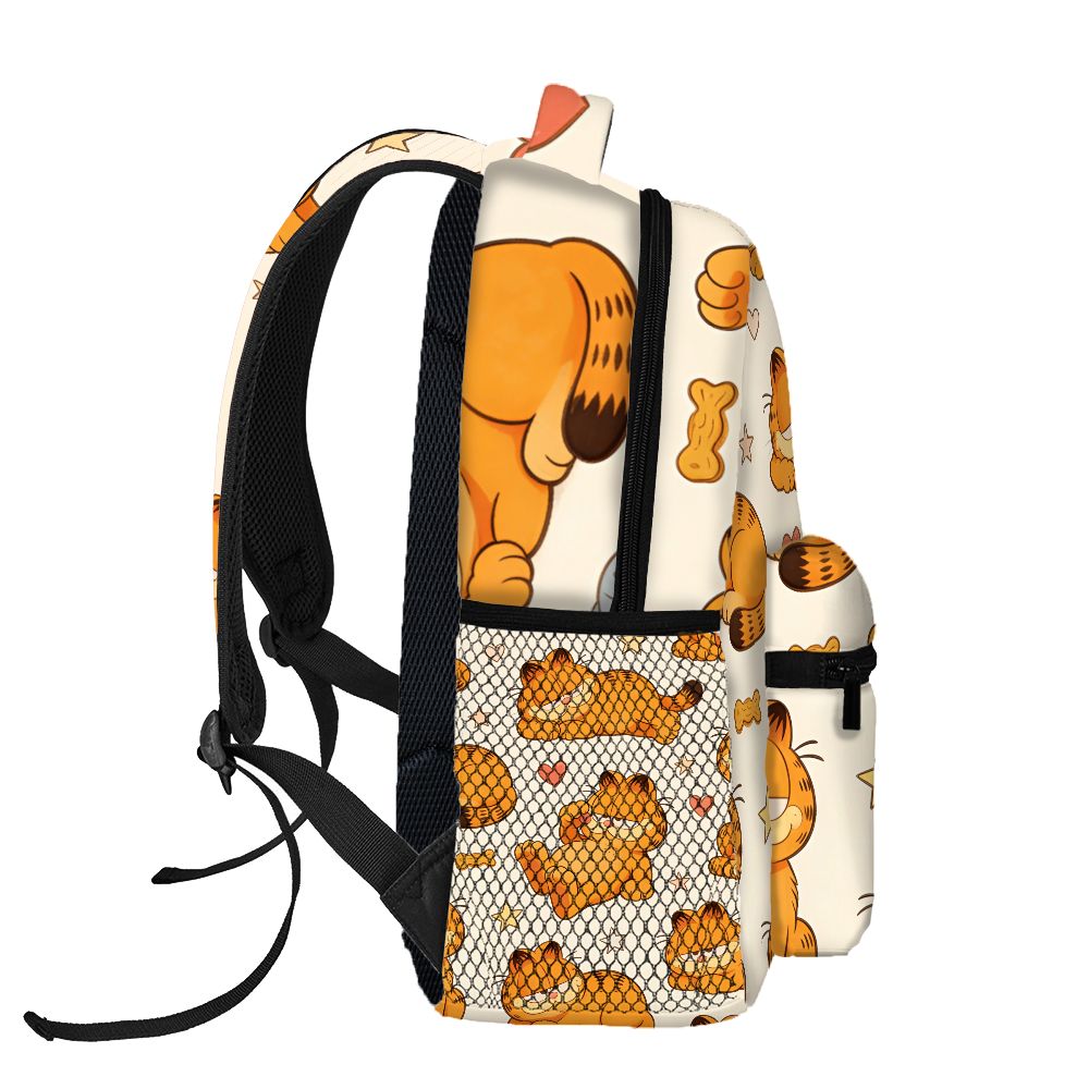 Resin Art Love - Funny Lazy Garfield Backpack Star Heart