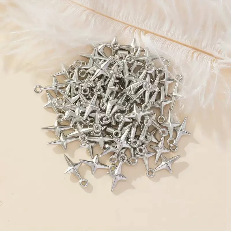 100pcs 16x8mm Charms Shining S – Resin Art Jewellery Kit Bewertung und Preis