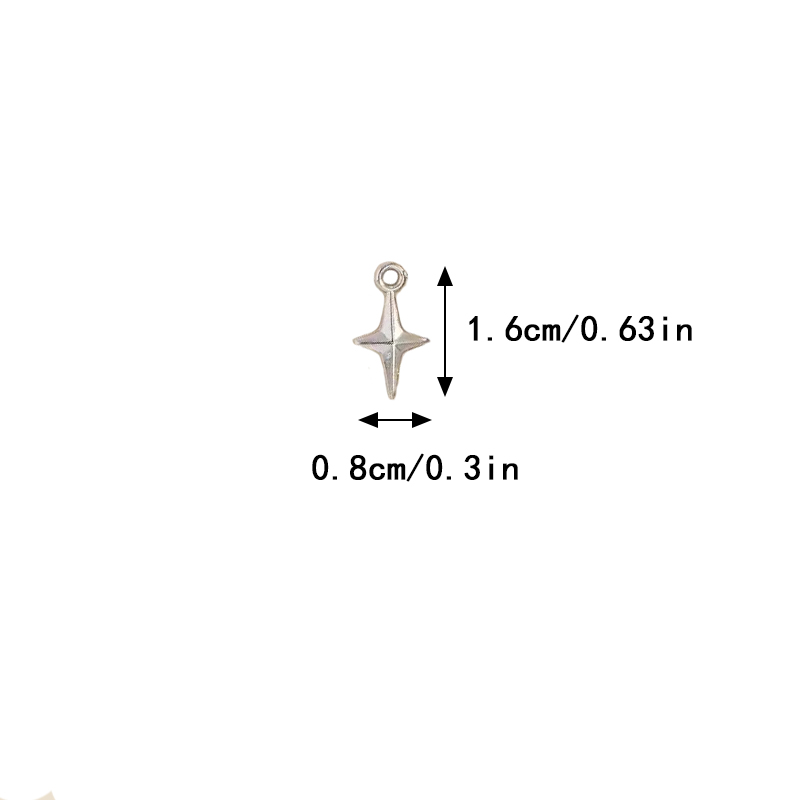 100pcs 16x8mm Charms Shining S – Resin Art Jewellery Kit Bewertung und Preis