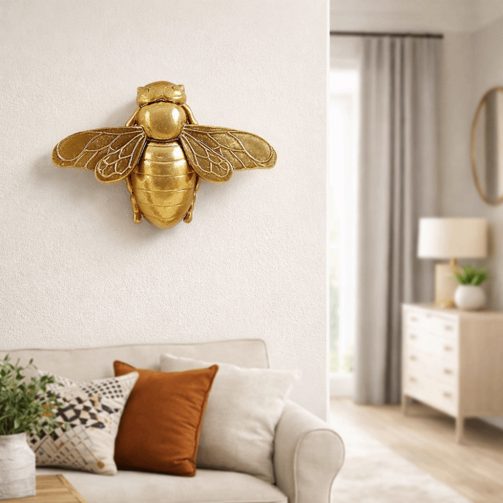 Unique 3D Golden Bee Wall Scul – Resin Art Lamp Bewertung und Preis