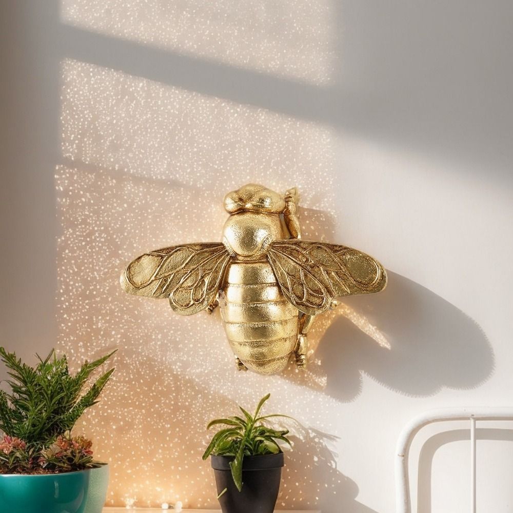 Unique 3D Golden Bee Wall Scul – Resin Art Lamp Bewertung und Preis