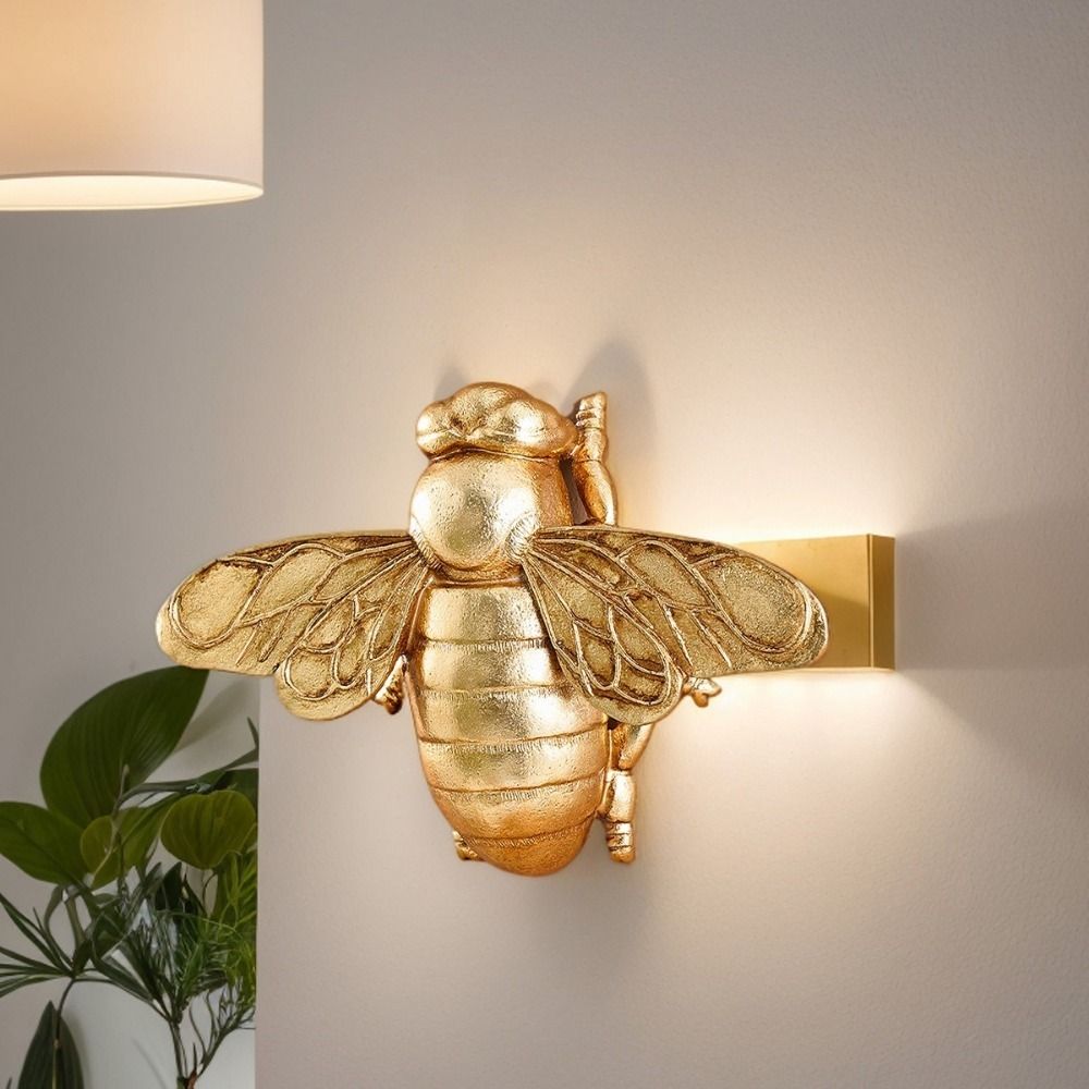Unique 3D Golden Bee Wall Scul – Resin Art Lamp Bewertung und Preis