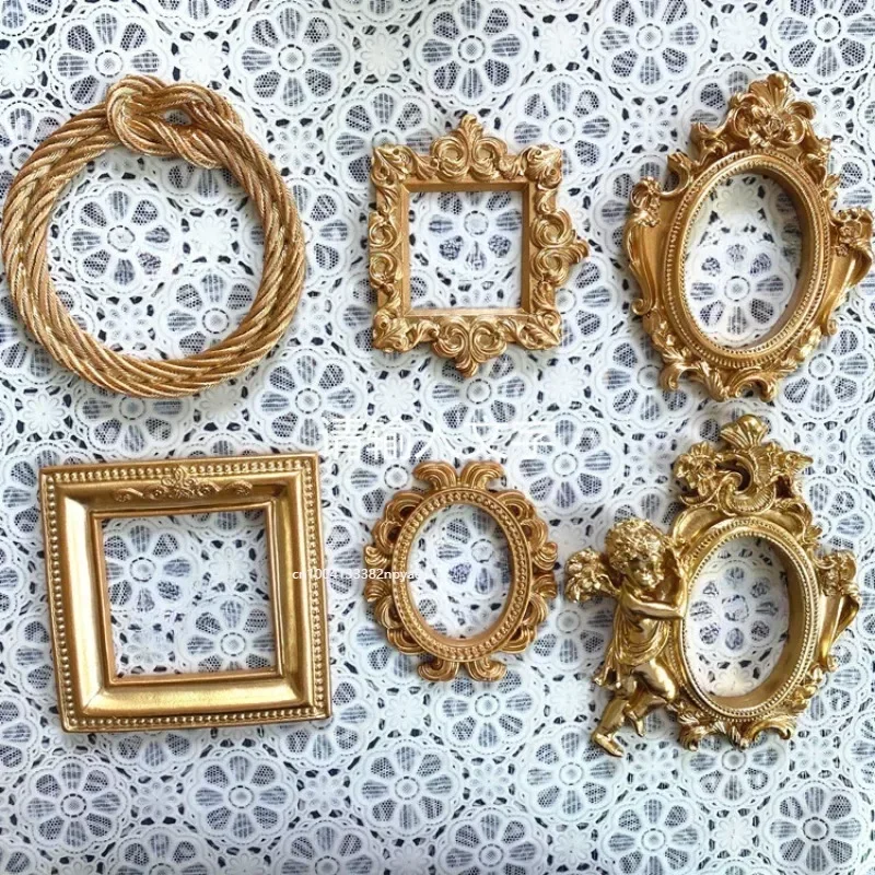 INS Gold Silver Retro Photo Fr – Resin Art Foto Bewertung und Preis