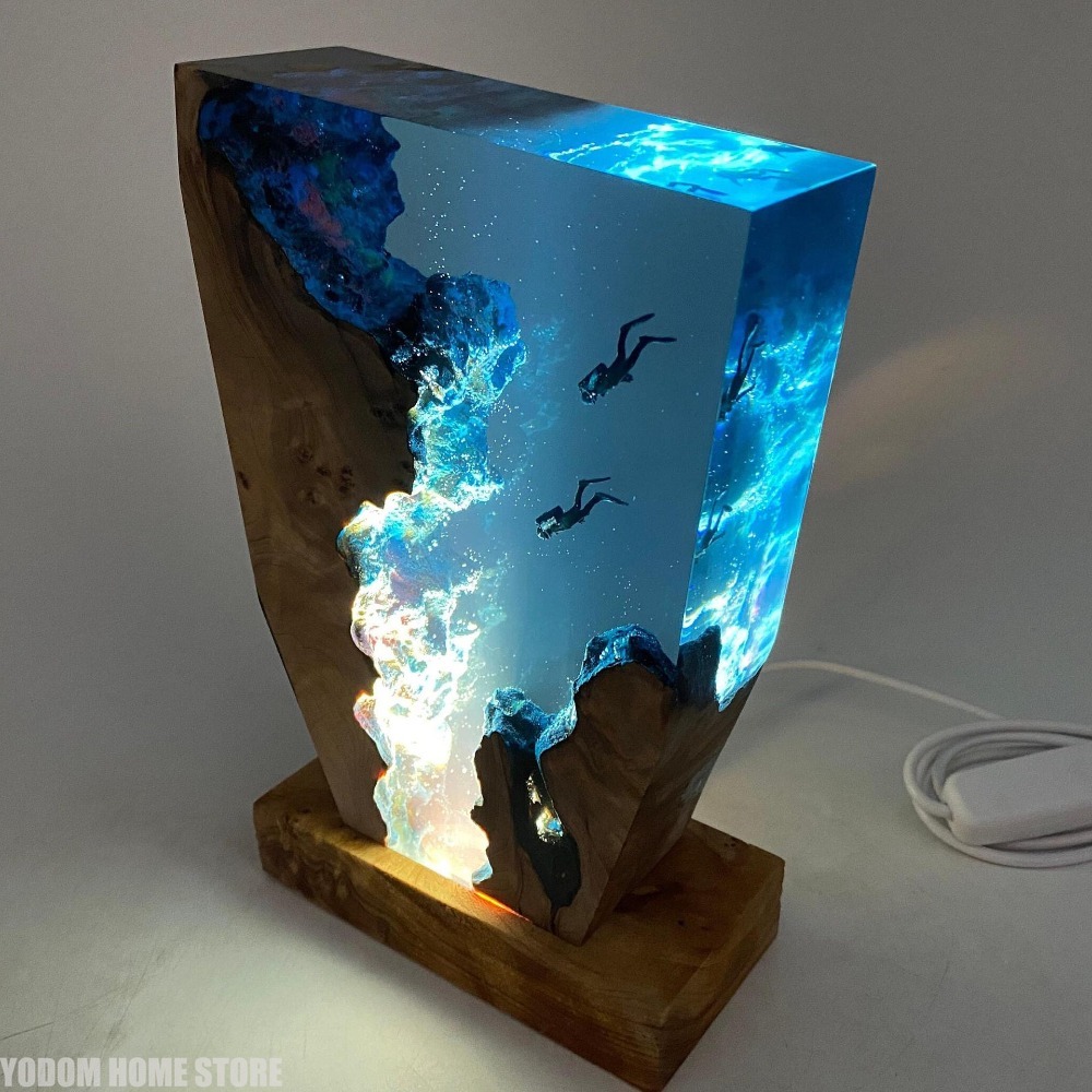 New Seabed World Organism Resi – Resin Art Lamp Bewertung und Preis