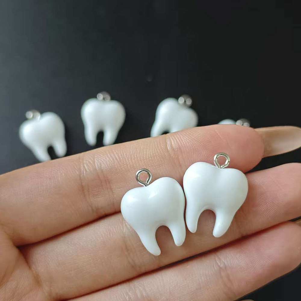 10pcs Cute White Teeth Resin P – Resin Art Jewellery Kit Bewertung und Preis