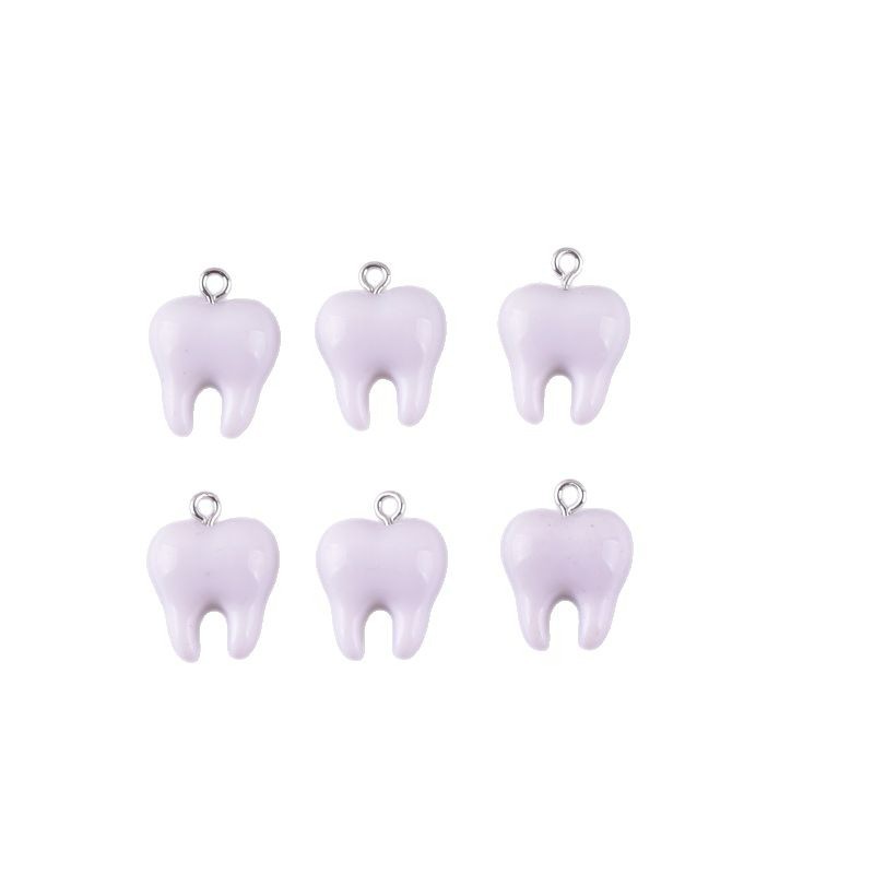 10pcs Cute White Teeth Resin P – Resin Art Jewellery Kit Bewertung und Preis