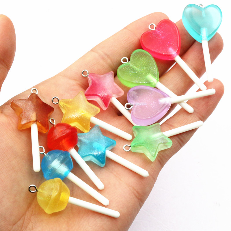 10pcs Mixed Colors Resin Cute  – Resin Art Jewellery Kit Bewertung und Preis