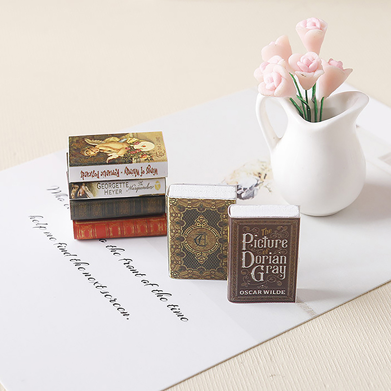 Hot Sale 6Pcs 1:12 Dollhouse M – Resin Art Book Bewertung und Preis