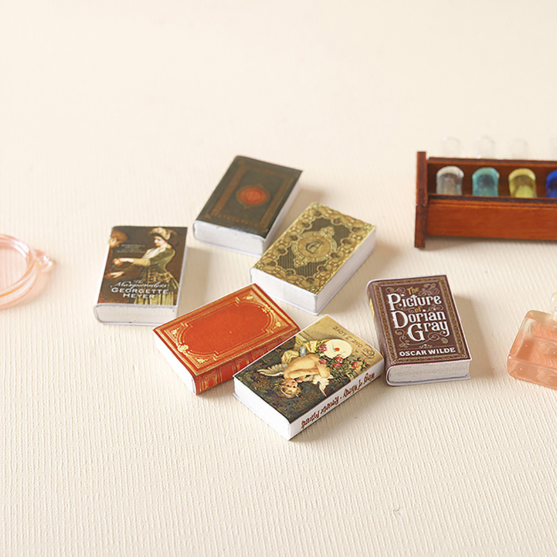 Hot Sale 6Pcs 1:12 Dollhouse M – Resin Art Book Bewertung und Preis