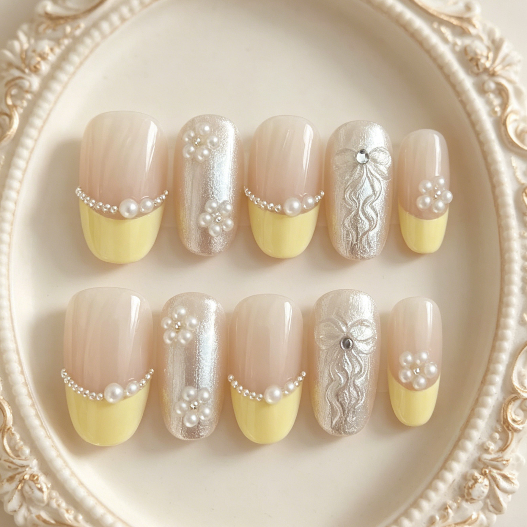 10 pieces of hand pressed oval – Resin Art Use Bewertung und Preis