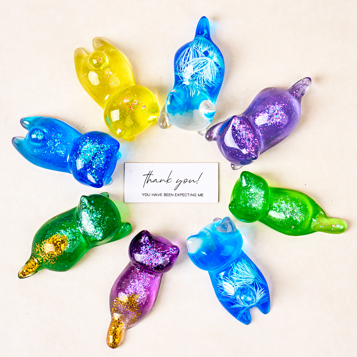 3D Cat Crystal Epoxy Resin Mol – Resin Art Table Bewertung und Preis