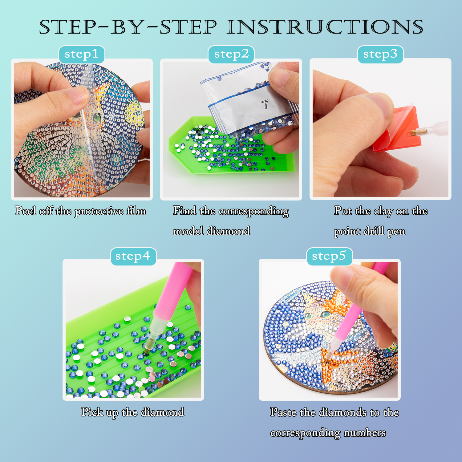 8PCS/DIY Diamond Art Painting  – Resin Art Book Bewertung und Preis