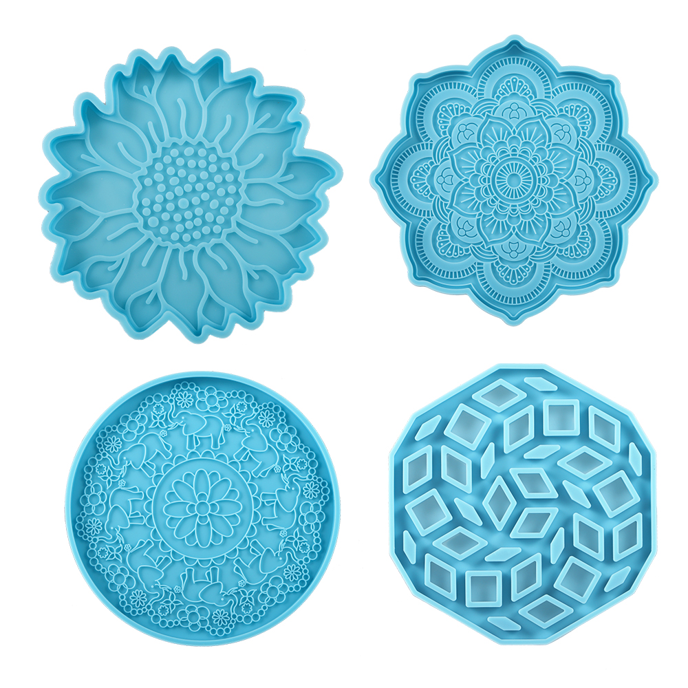 Mandala Coaster Silicone Mold  – Coaster Mold Square Bewertung und Preis