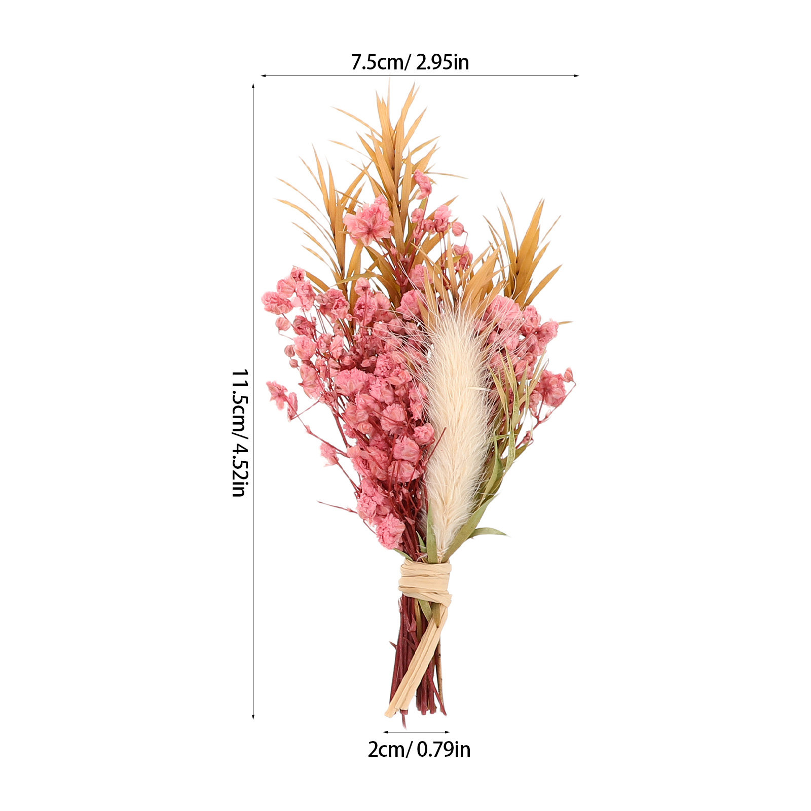3Pcs Mini Dried Floral Bouquet – Dried Flower Pressed Bewertung und Preis