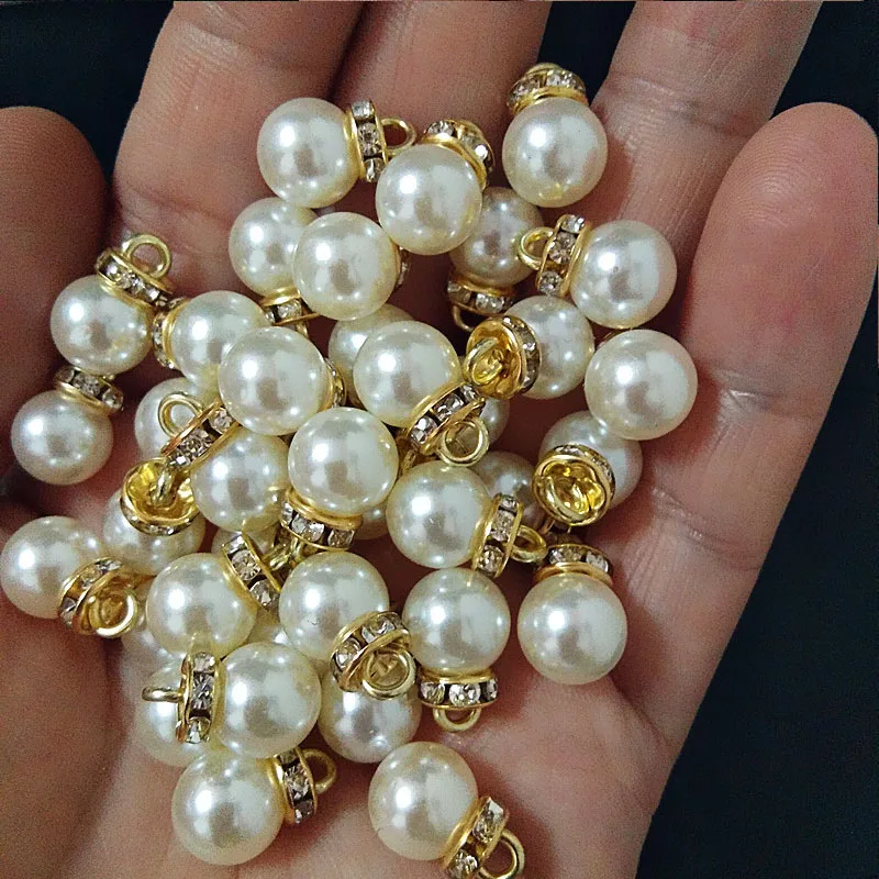 30Pcs Round Pearl Diamond Pend – Resin Art For Wedding Gift Bewertung und Preis