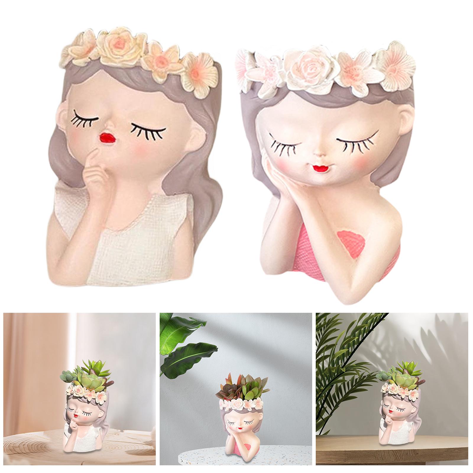 Fairy Head Flower Pot Photo Pr – Resin Art For Wedding Gift Bewertung und Preis