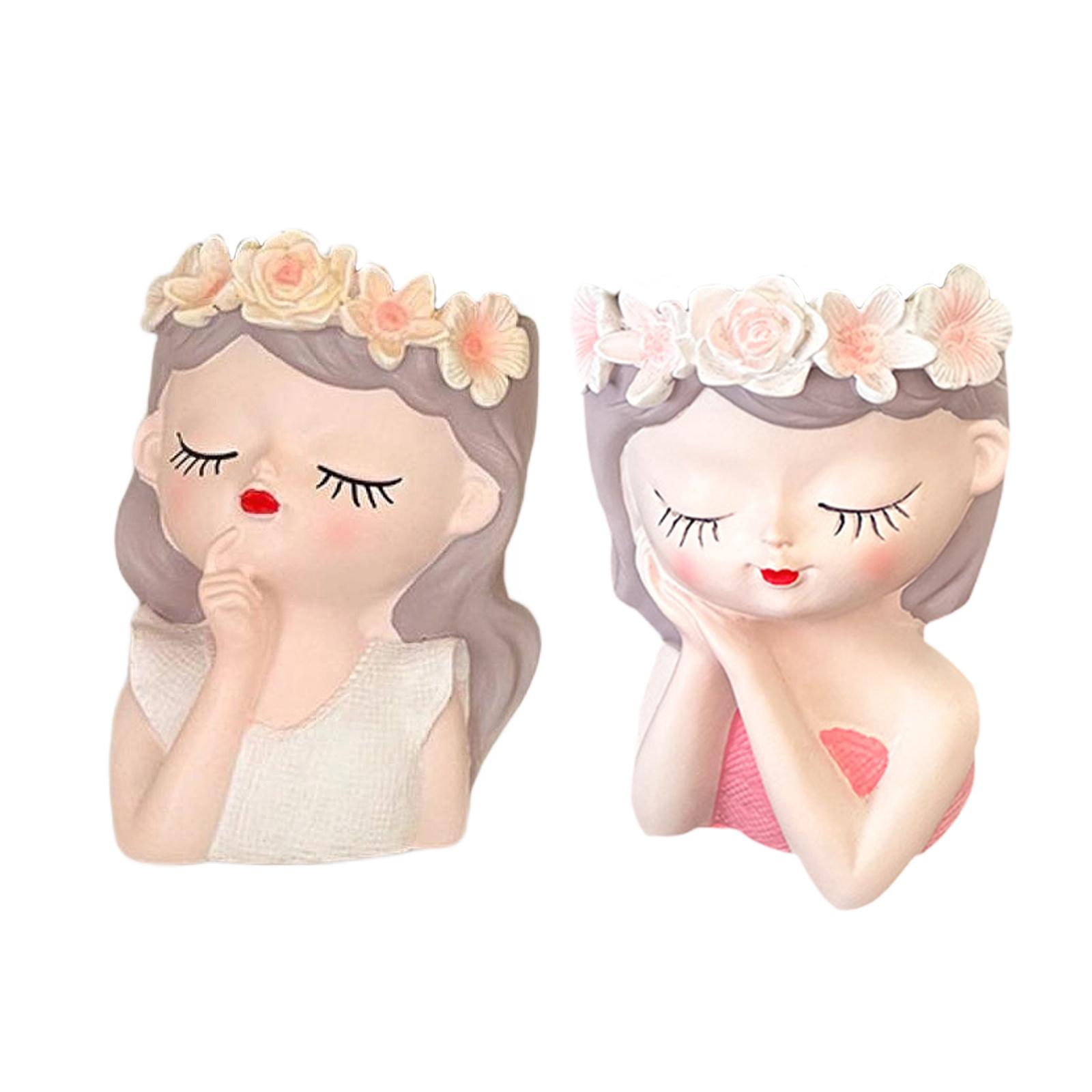 Fairy Head Flower Pot Photo Pr – Resin Art For Wedding Gift Bewertung und Preis