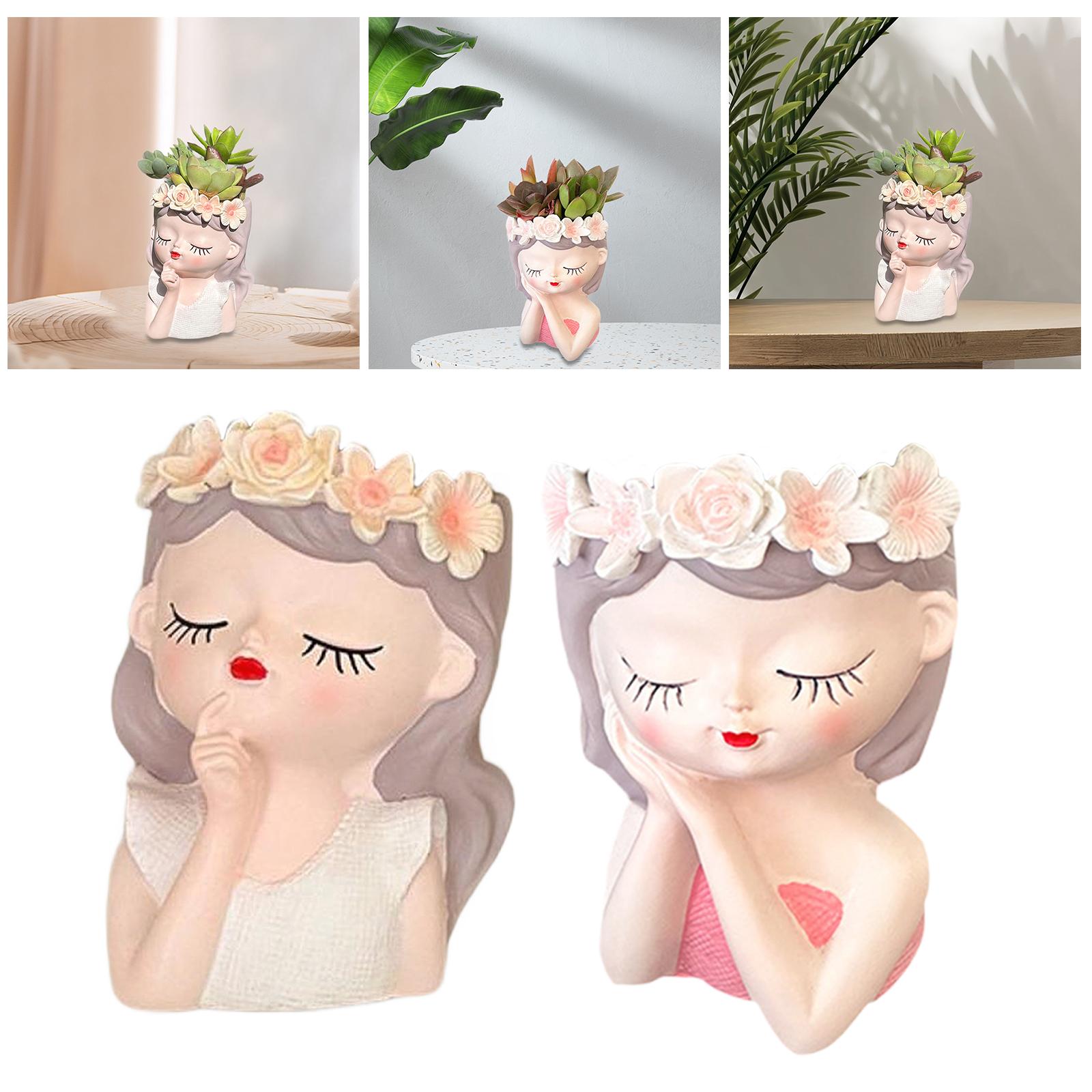 Fairy Head Flower Pot Photo Pr – Resin Art For Wedding Gift Bewertung und Preis