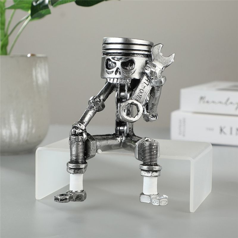 AC76-Handmade Piston Man Skull – Resin Art Use Bewertung und Preis