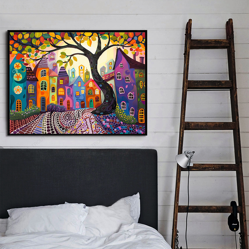 Frameless,Night View 5D Diamon – Resin Art Wall Decor Bewertung und Preis