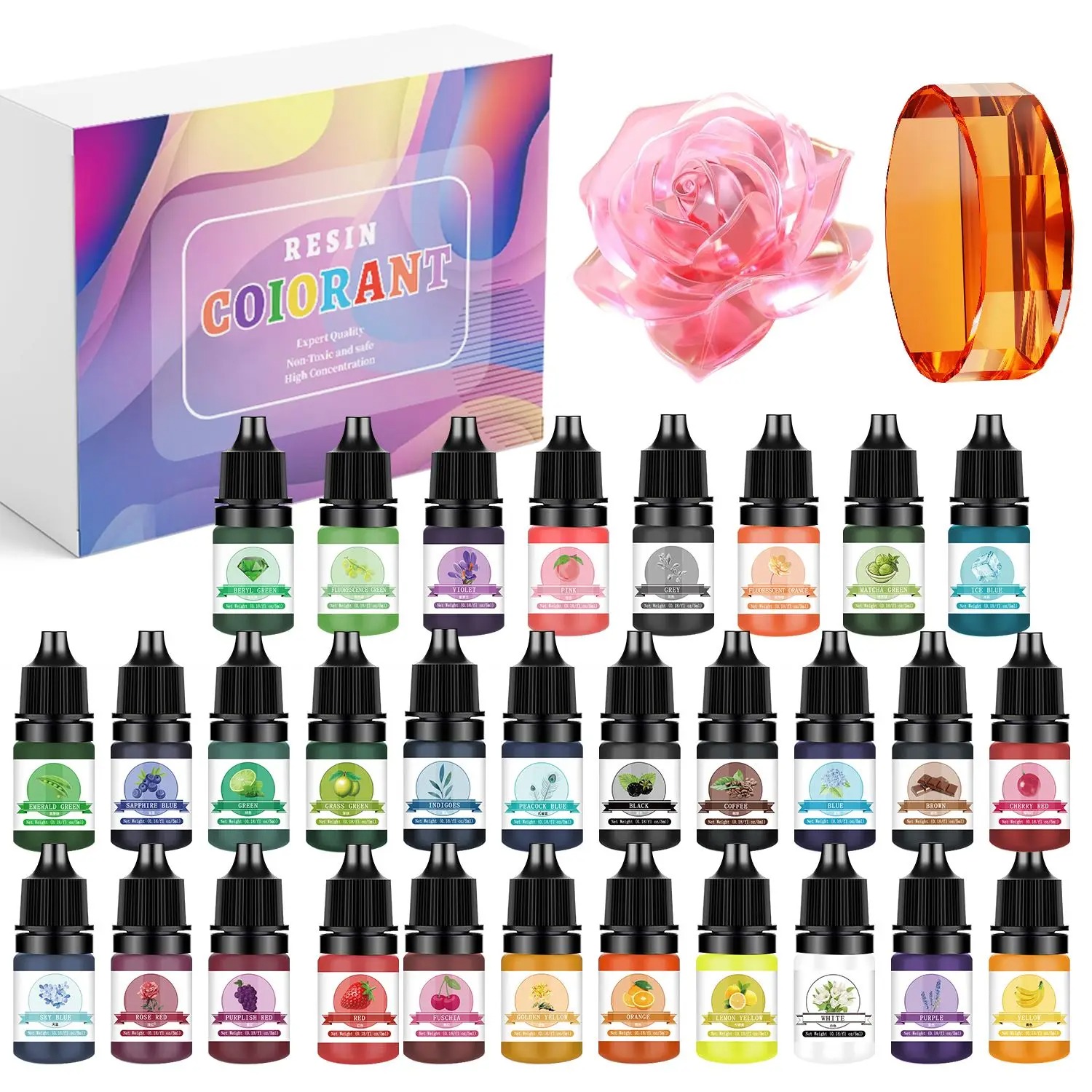 30Colors 5ml Epoxy Resin Pigme – Resin Dye Opaque Bewertung und Preis