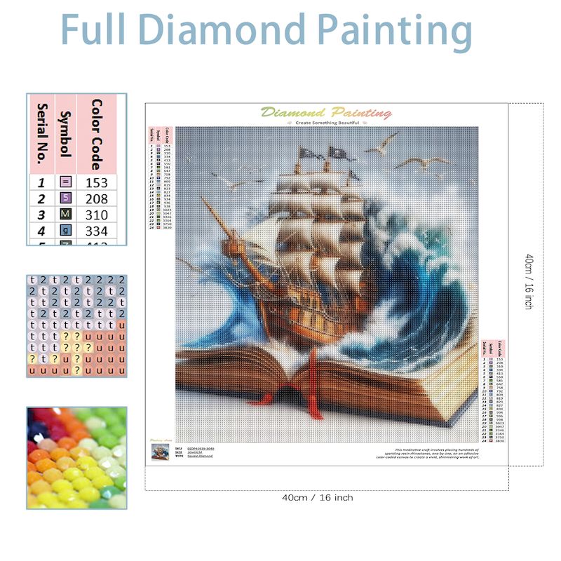SDOYUNO Diy Diamond Mosaic Boo – Resin Art Book Bewertung und Preis