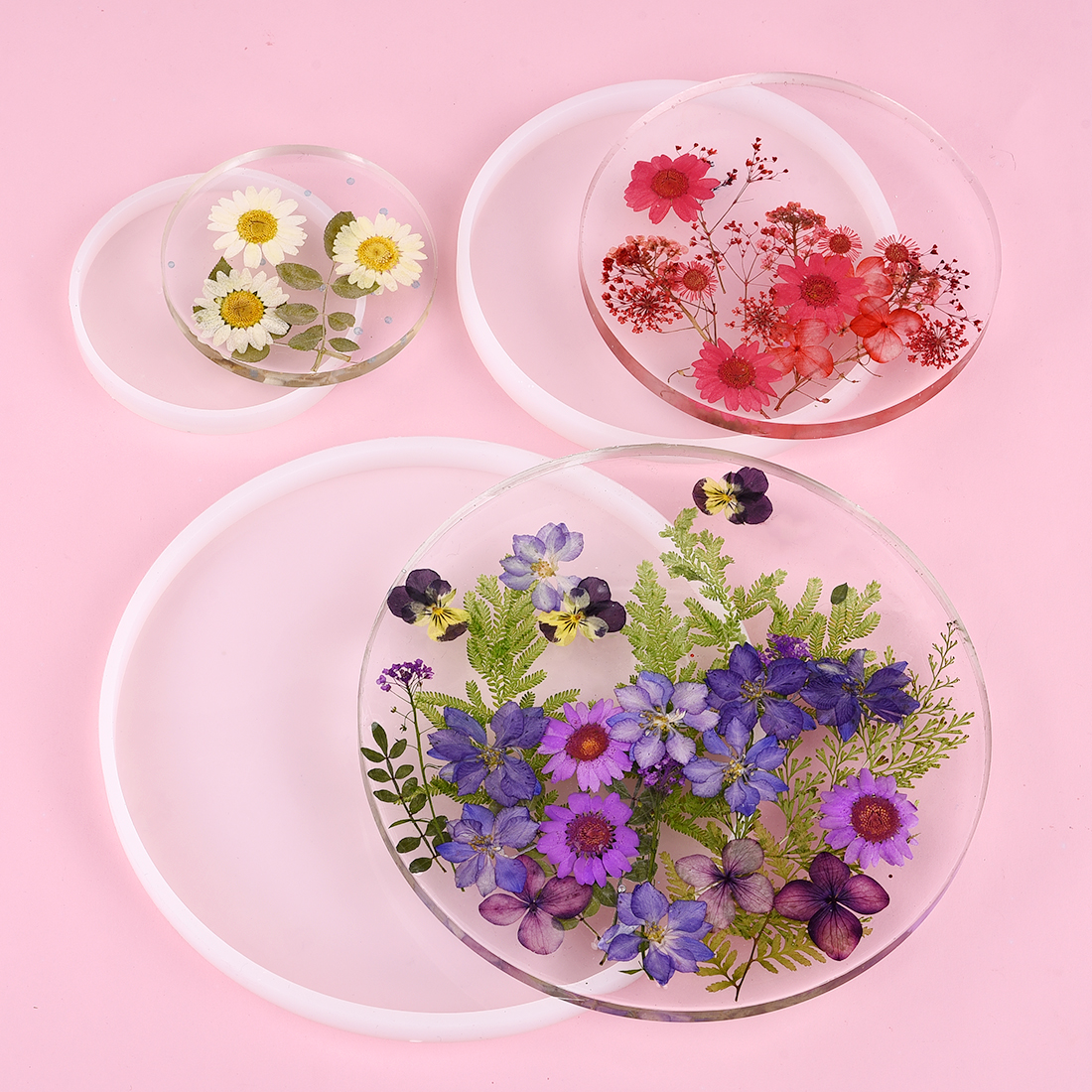 DIY Round Square Rectangle Sha – Coaster Mold Square Bewertung und Preis