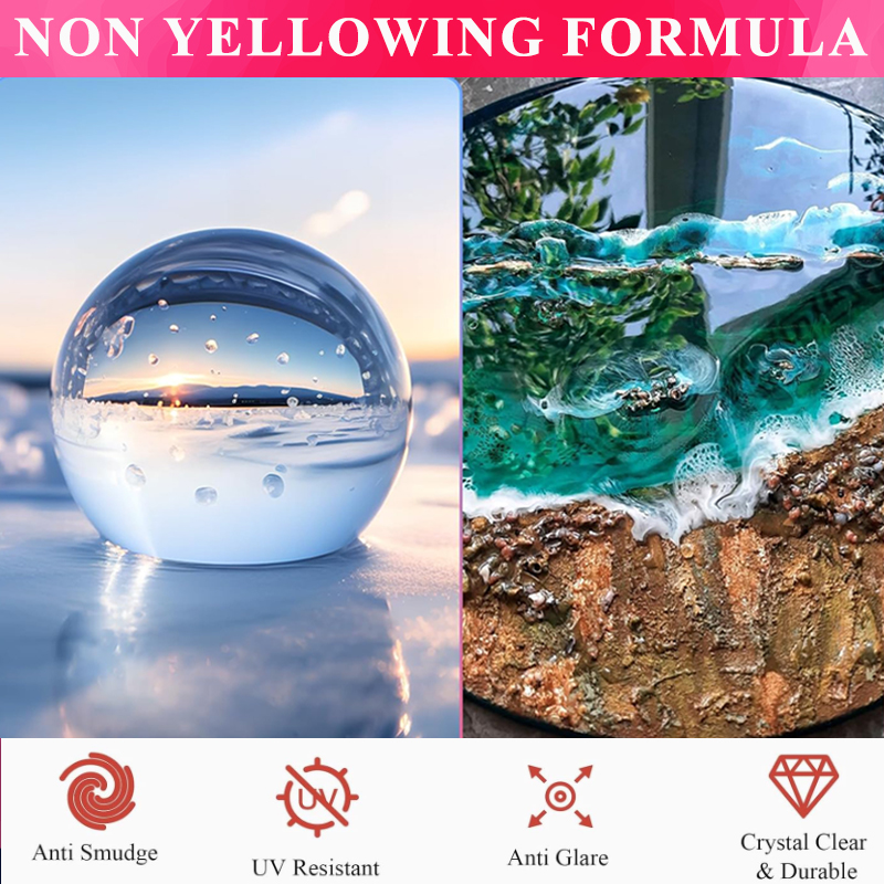 1:1 Crystal Clear Epoxy Resin  – Resin Art Table Bewertung und Preis