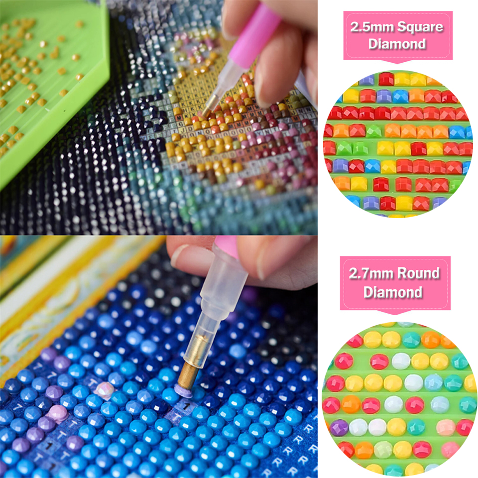 1pc frameless Diamond Painting – Resin Art Wall Decor Bewertung und Preis