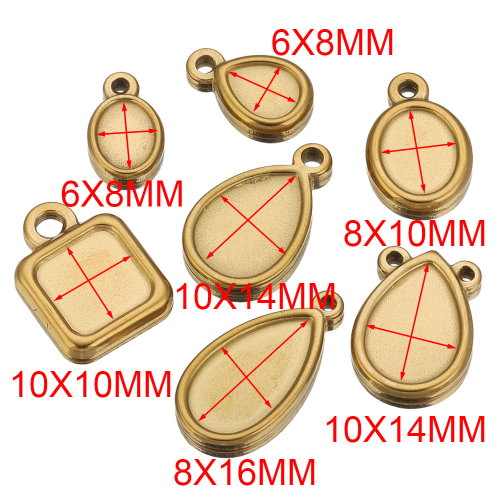 5pcs Stainless Steel Square Dr – Resin Art Jewellery Kit Bewertung und Preis