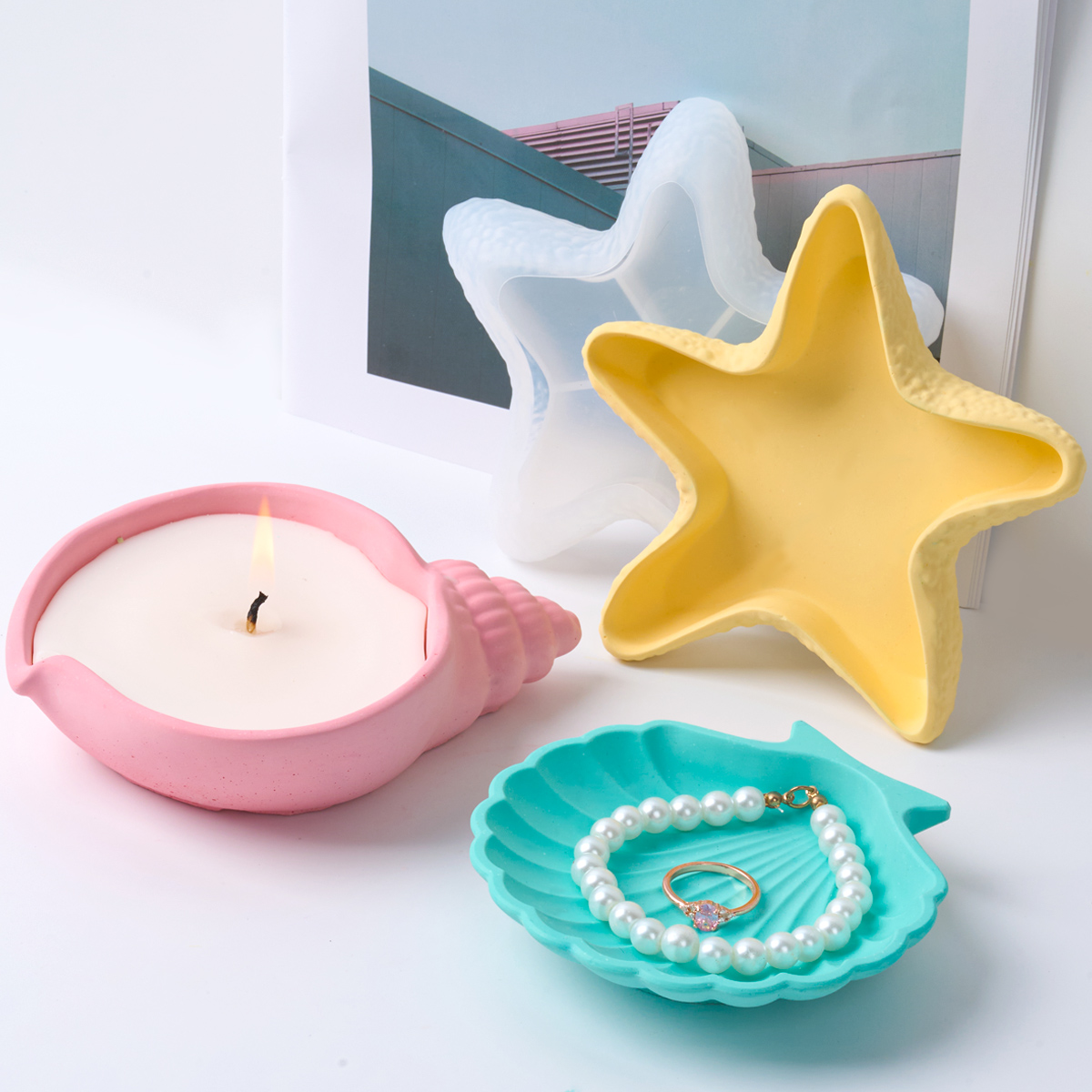 DIY Concrete Starfish Starage  – Coaster Mold Square Bewertung und Preis