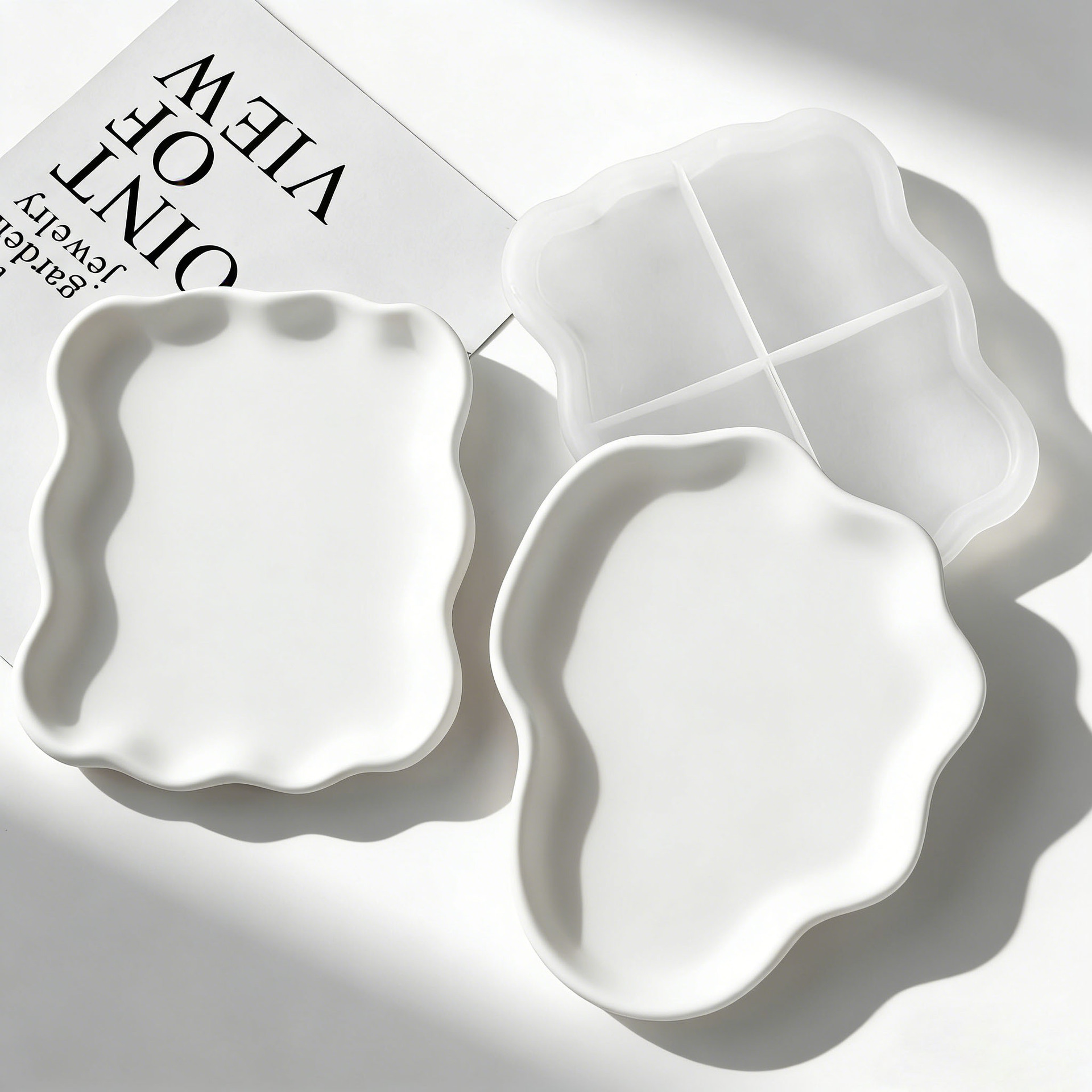 DIY Geometric Wave Plaster Coa – Coaster Mold Square Bewertung und Preis