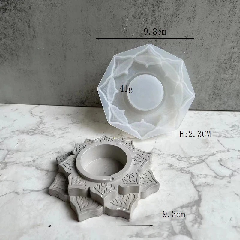 Concrete Candle Jar Silicone M – Coaster Mold Square Bewertung und Preis