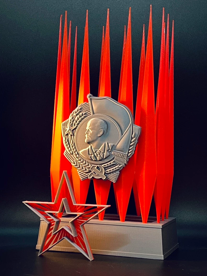 3D Printed USSR Lenin Order Co – Resin Art Order Bewertung und Preis