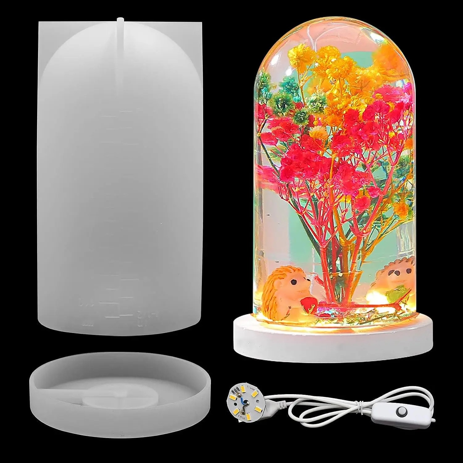 DIY Crystal Epoxy Resin Mold L – Resin Art Lamp Bewertung und Preis