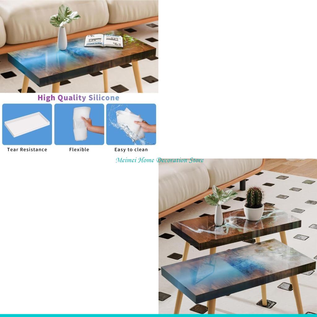 H7BF Large Silicone Mould for  – Resin Art Table Bewertung und Preis