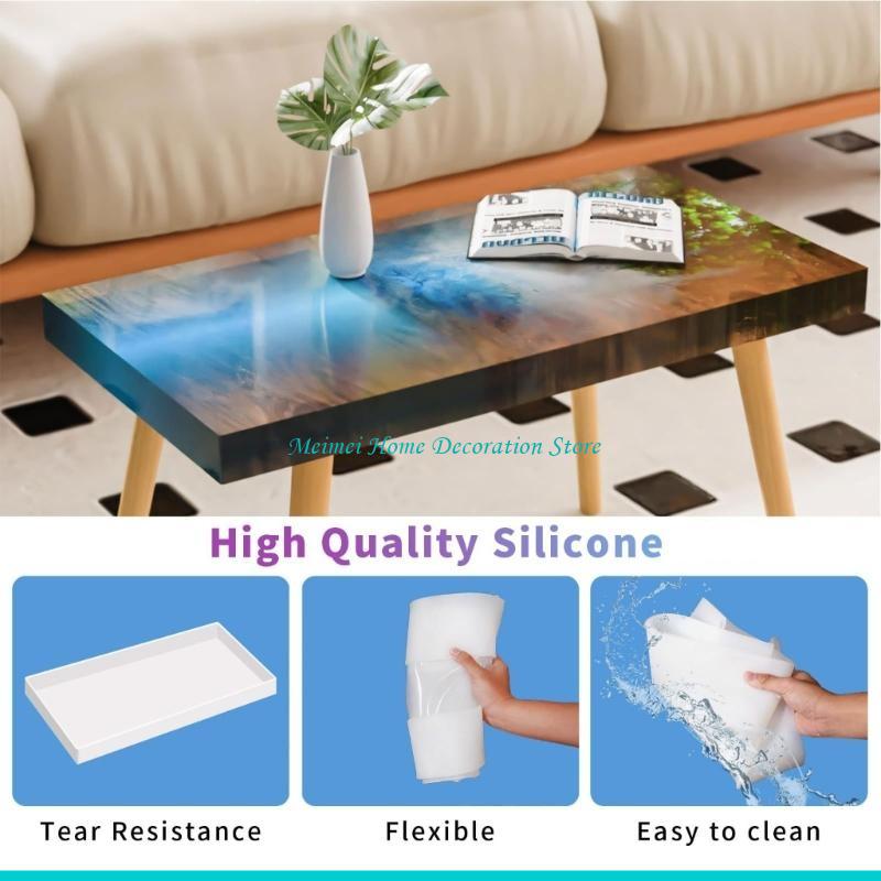 H7BF Large Silicone Mould for  – Resin Art Table Bewertung und Preis