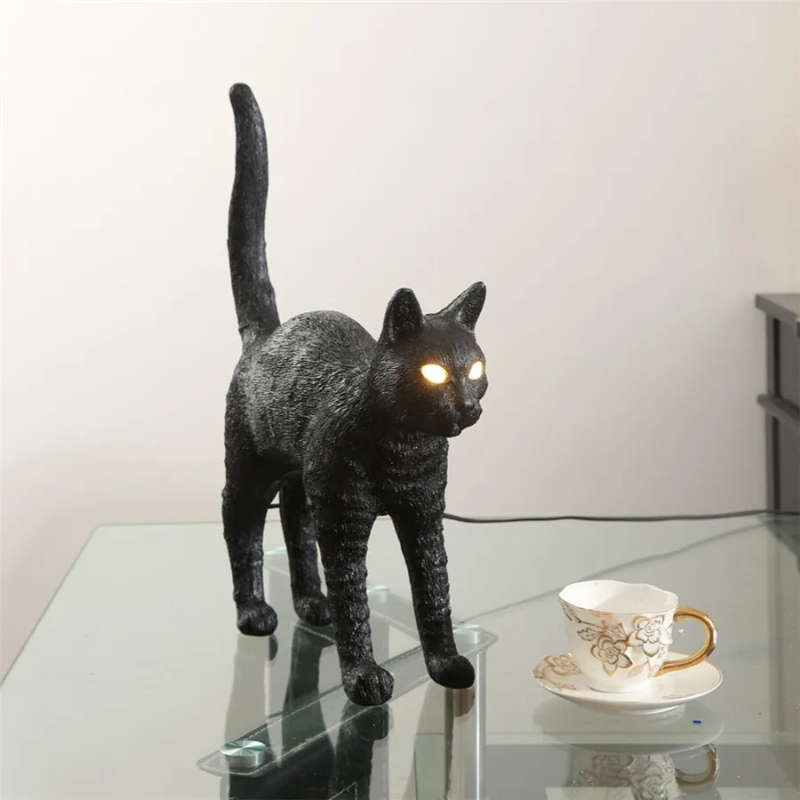 Nordic cat Table Lamp Resin an – Resin Art On Floor Bewertung und Preis