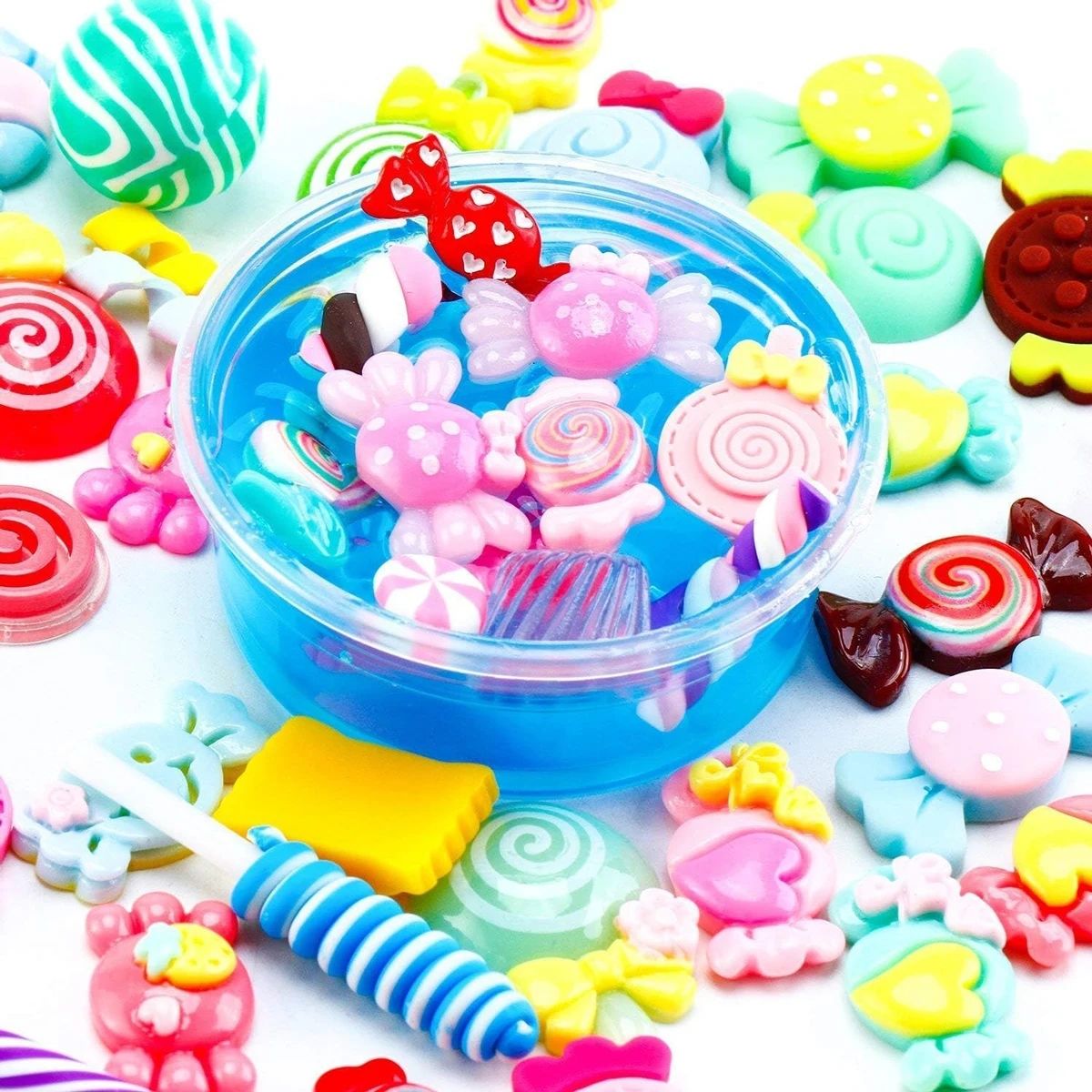 30pcs Random Candy Slime Charm – Resin Art Jewellery Kit Bewertung und Preis