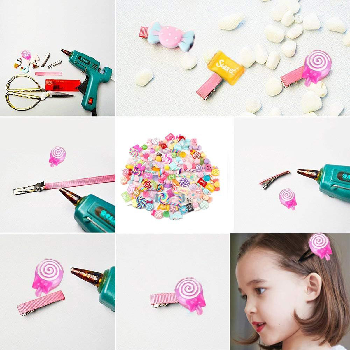 30pcs Random Candy Slime Charm – Resin Art Jewellery Kit Bewertung und Preis