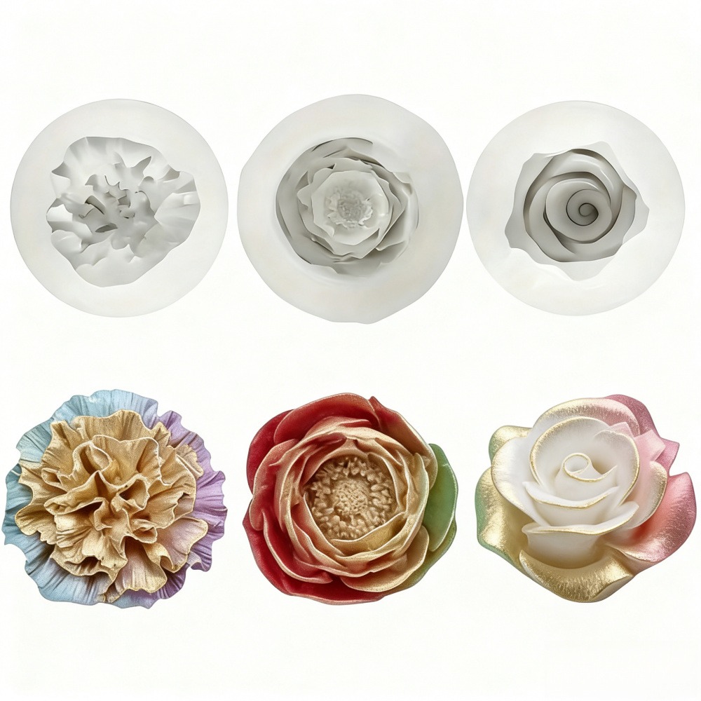 3-Piece Silicone Molds for Ros – Resin Art For Wedding Gift Bewertung und Preis