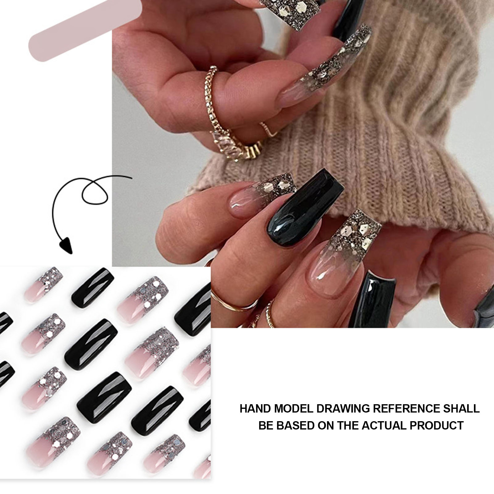 24pcs Woman Nail Art Nail Tips – Resin Art Use Bewertung und Preis