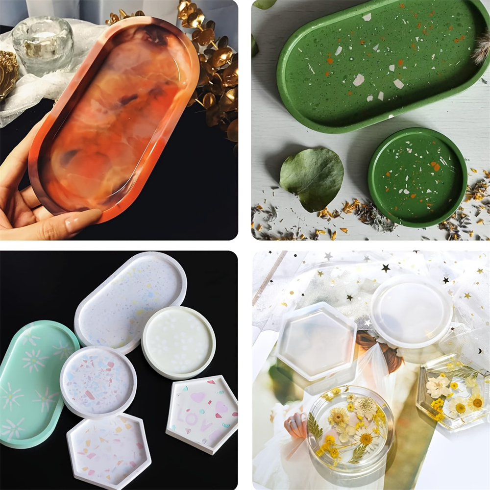 4pcs/Set Storage Tray Coaster  – Coaster Mold Square Bewertung und Preis