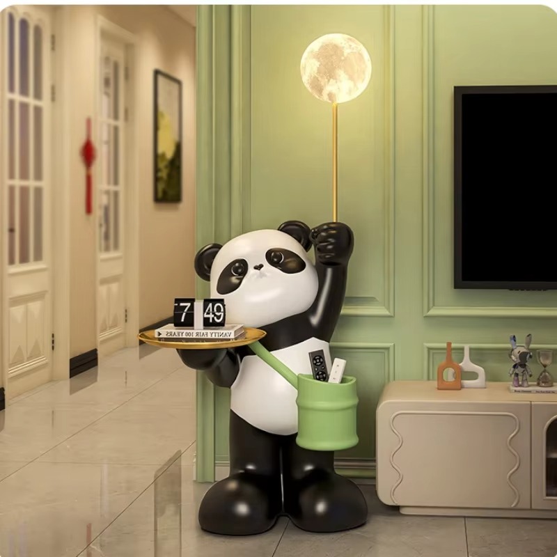 Creative Large Resin Panda Scu – Resin Art Floor Design Bewertung und Preis