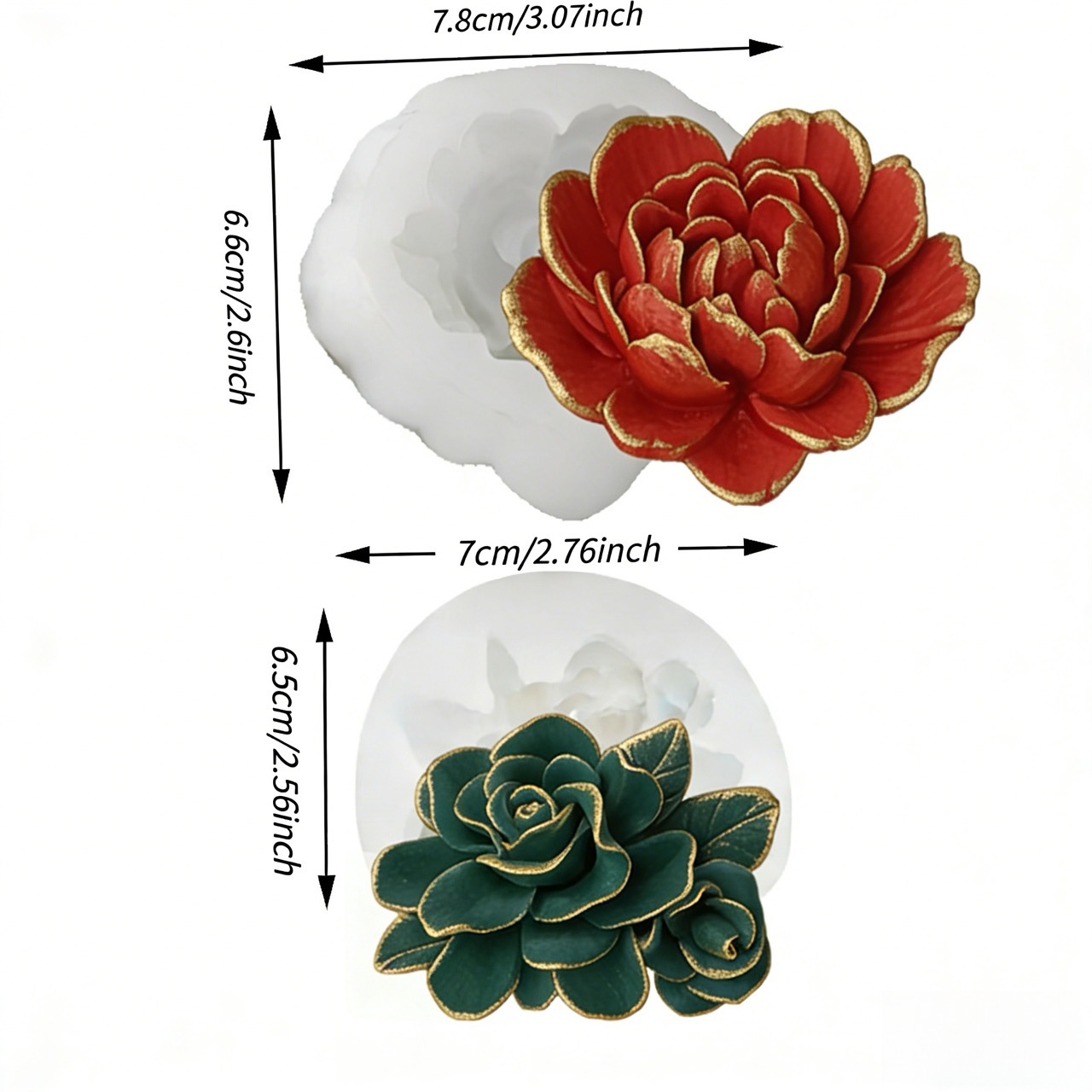 2-Piece 3D Heart-Shaped Garden – Resin Art For Wedding Gift Bewertung und Preis